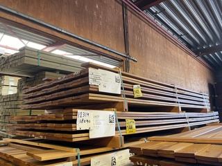 Ca. 99x Guyana Ipé Country Grade Planken Geschaafd, 18x90mm, lengte 25